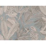 Papel De Parede Inspire Folhagem Verde E Cinza 221180