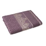 Toalha De Banho Gigante Cavhome Avulsa Algodão Barroca Mauve