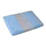 Toalha De Banho Gigante Cavhome Avulsa Algodão Barroca Blue