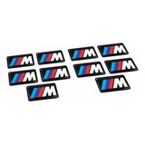 Emblema Logotipo Bmw M3 M5 M6 Kit Com 10 Und Bw38 Fk
