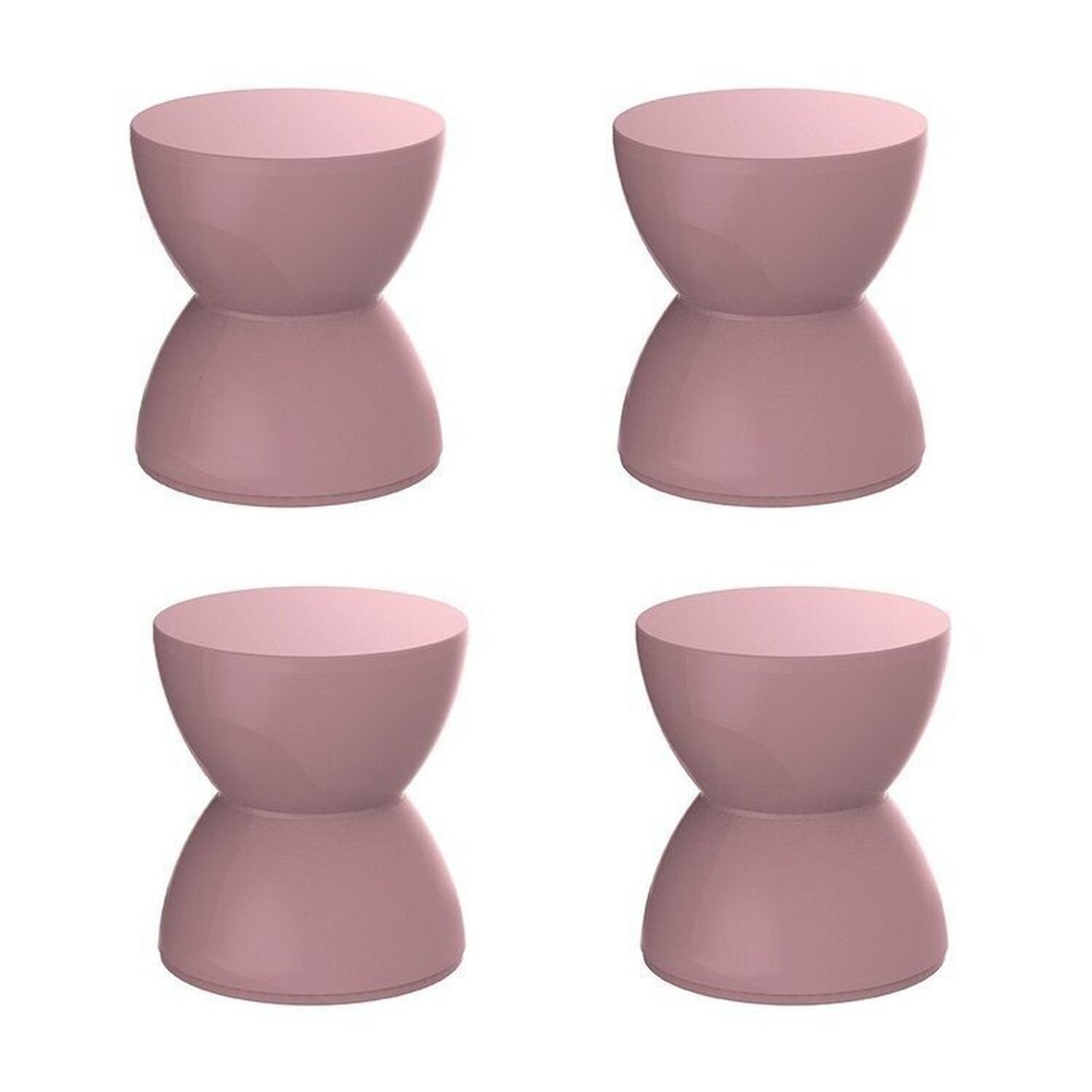Conjunto Com 4 Banquetas Hydro Calla Rose