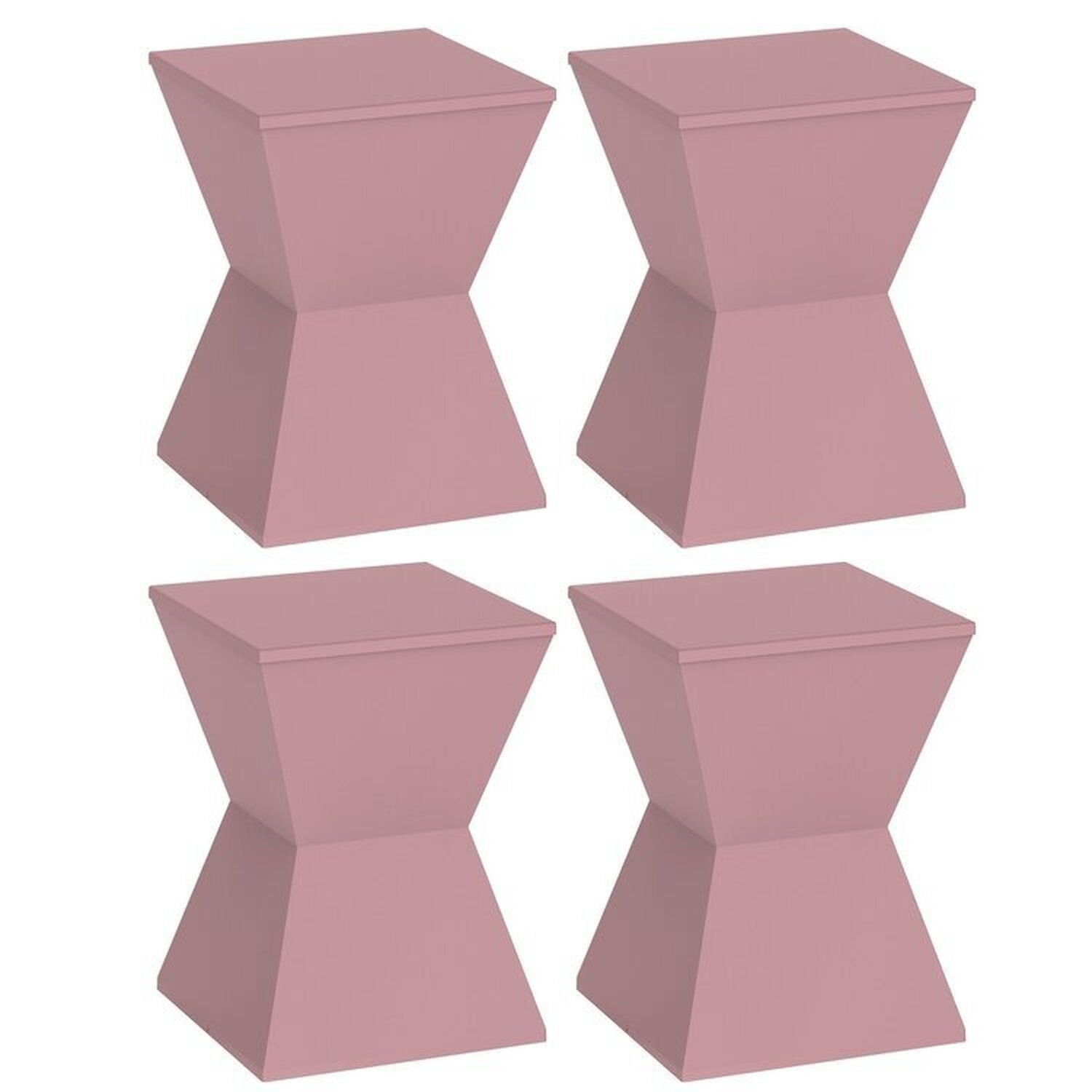 Conjunto Com 4 Banquetas Calla Rose