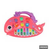 Teclado Musical Infantil Baleia - Tudo Em Caixa