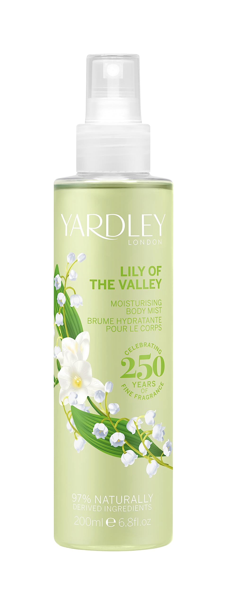 Fragrância Hidratante Body Mist Yardley Lily Of The Valley