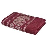 Toalha De Rosto Cavhome Avulsa 100% Algodão Ibiza Borgonha