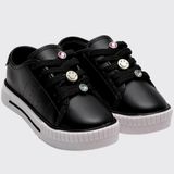 Tênis Infantil Meninas Casual Conforto Molekinha 2565.113.9569 - Preto - 30