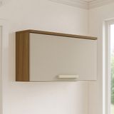 Armário De Cozinha 80cm Com 1 Porta Nádia Mocca/avelã L01 - Mpozenato