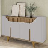 Buffet Aparador Sala De Estar 160cm Melissa Off/cinamomo B02 - Mpozenato