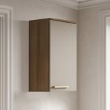 Armário De Cozinha Aéreo 40cm 1 Porta Nádia Mocca/avelã L01 - Mpozenato