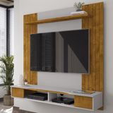Painel Tv 55 Pol E Bancada Suspensa 136cm Foz Naturalle/off B02 - Mpozenato