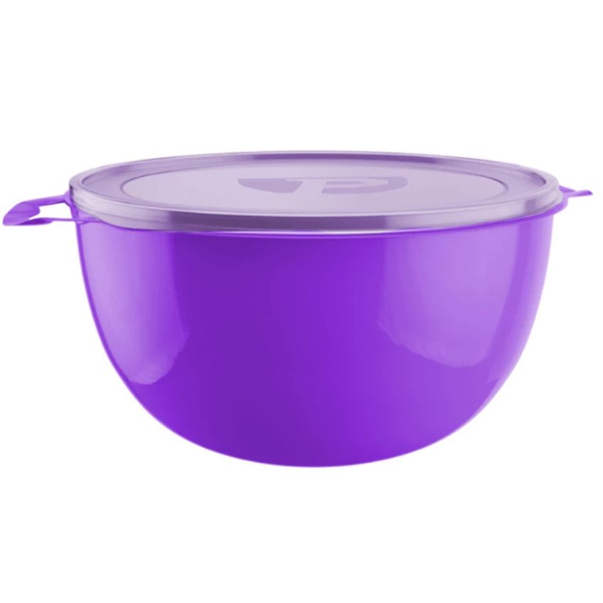 Pote Grande 10l Com Tampa Para Cozinha - Vasilha Tipo Tupperware Organizador Multiuso - Panami - imagem 3