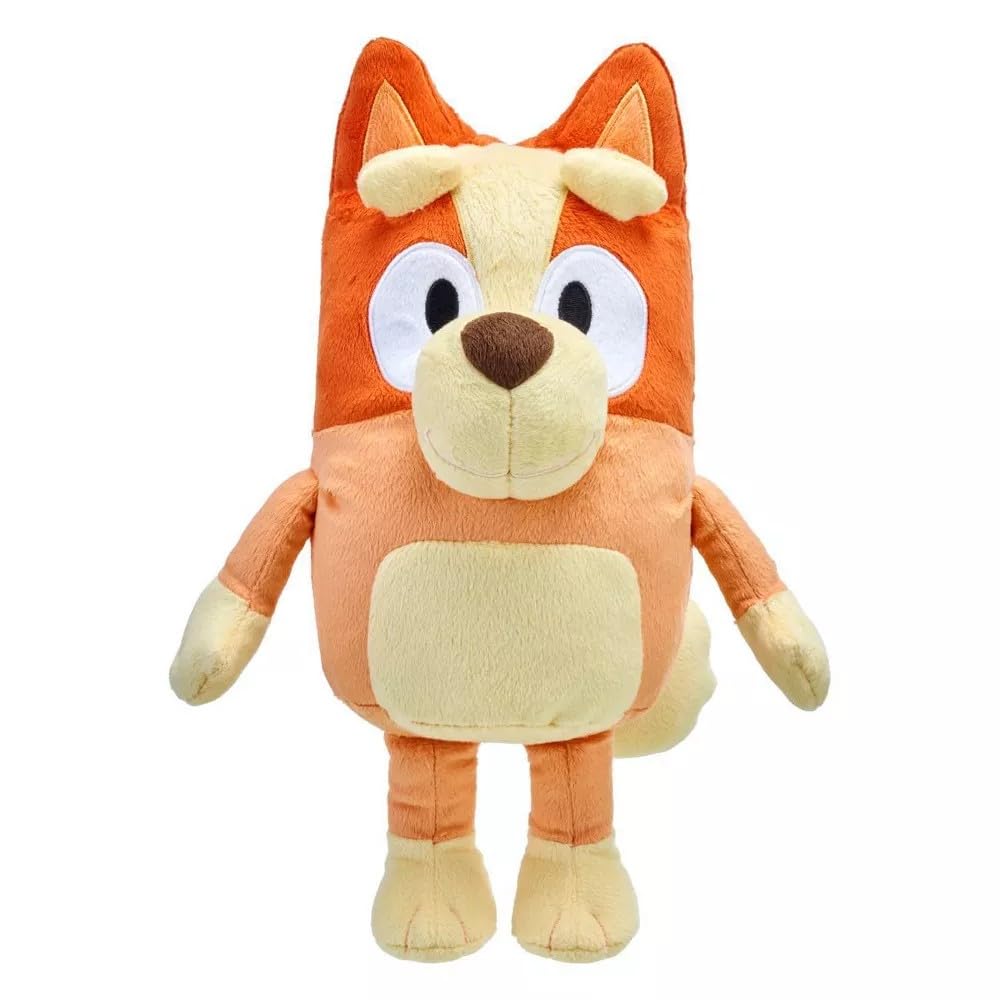 Brinquedo De Pelúcia Bluey Talking Bingo Interativo Multicolorido De 12 Polegadas