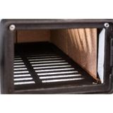Fogão A Lenha Com Fono E Caixa Esq Inox Fornos Pinhal N1