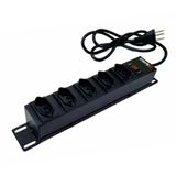 Filtro De Linha Ts Shara Pdu Protetor 5 Tomadas - 560 Preto Bivolt