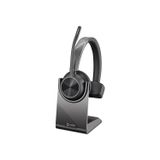 Fone De Ouvido Sem Fio Poly Voyager 4310 Uc Com Suporte De Carregamento