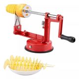 Máquina De Cortar Batata Em Espiral, Fazer Legumes, Frutas, Verduras, Fatiador Slicer, Chips No Palito.