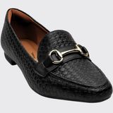 Sapato Mocassim Feminino Conforto Fivela Vizzano 1351.106.28674 - Preto - 37