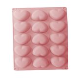 Forma Silicone Mini Coração 15 Cavidades Antiaderente