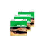 Kit 3 Und. Encordoamento Para Violão D&#39;addario Ez-890