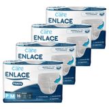 Fralda Descartável Adulto Enlace Pants Protect &amp; Care Tamanho P/m/g/xg