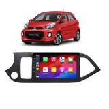 Kit Multimidia Picanto 2012 / 2018 9 Pol Carplay Androidauto Usb Bt - Roadstar 908br