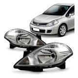 Par Farol Tiida 08 A 12 Cromado Tyc - Novo 888848830