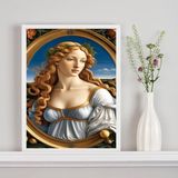 Quadro Decorativo Venus By Botticelli 24x18cm - Com Vidro