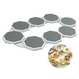 Bandeja Giratória Mesa De Jantar Comida Portátil Buffet Luxo