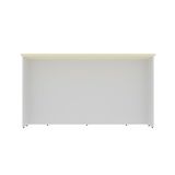 Bancada Ilha Cozinha Ph 3069 Manhattan 200cm Branco/cinza Argila - Herval
