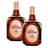 Whisky Escocês Blended 12 Anos Grand Old Parr Garrafa 1L com 2 unidades