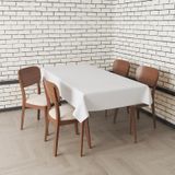 30 Toalha Mesa Térmica Plástico Pvc Linho Br 140x160