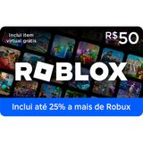Gift Card Digital Roblox R$50