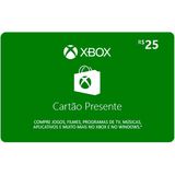 Gift Card Digital XBox Cash R$ 25