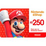 Gift Card Digital Nintendo R$250