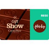 Gift Card Digital Cacau Show R$50