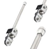 Antena Corta Pipa Moto Retrátil Retrovisor Inox 9/12pta Hrc6
