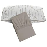 Jogo De Cama Tecebem Solteiro King Malha 100% Algodão Dora 2 Peças Premium Castanho