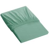 Lençol Tecebem Solteiro King Malha C/ Elástico Liso 100mx203mx40cm Verde