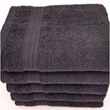 Toalhas Rosto Lmpeter Profissional 48x75cm Preto - 06 Unidades