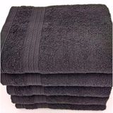 Toalhas Rosto Lmpeter Profissional 48x75cm Preto - 12 Unidades