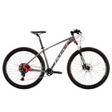 Bicicleta Aro 29 Oggi Bw 7.0 Cues 9v Grafite Vermelho Cinza Tam.15,5 2024 - Fórmula Bike