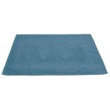 Toalha Piso Buettner Felpudo 100% Algodão Pezinhos 45cmx70cm Azul Petróleo