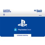 Gift Card Digital PlayStation Store R$360
