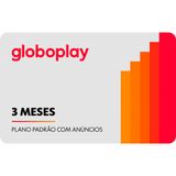 Gift Card Digital Globoplay AD 3M R$63,90