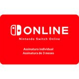 Gift Card Digital Nintendo Cash Switch Online 3M R$48