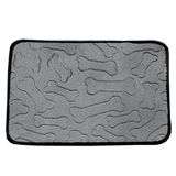Tapete Pet Buettner Para Comedouro Pet 30cm X 40cm Cinza