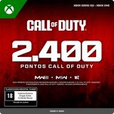 Gift Card Digital Xbox Call of Duty Points 2400 1P R$104