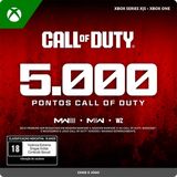 Gift Card Digital Xbox Call of Duty Points 5000 1P R$208