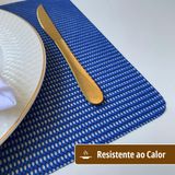 12 Jogo Americano Pvc Antiderrapante Resistente New Flex Az