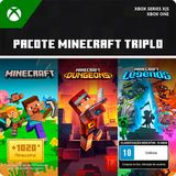 Gift Card Digital Xbox Minecraft Triple Bundle R$249